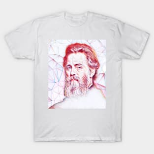 Herman Melville Portrait | Herman Melville line art T-Shirt